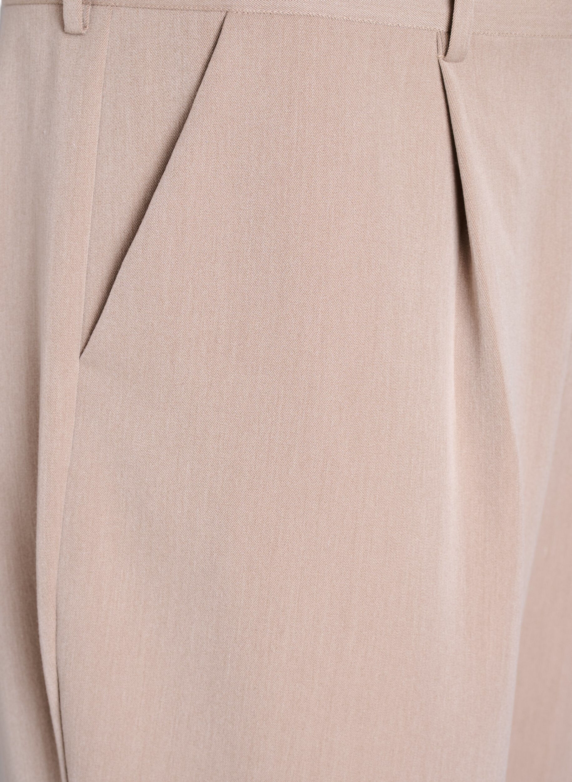 Zizzi Dressebroek met hoge taille en rechte pijpen, Bruin, Packshot image number 2