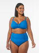 Bikinibroekje met high waist, Blauw, Model image number 0
