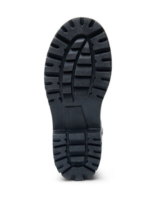 Korte rubberen laarzen met brede pasvorm, Black, Packshot image number 4
