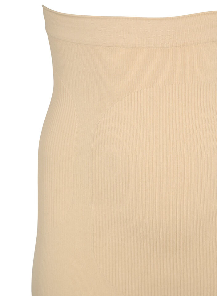 Shapewear shorts met hoge taille, Beige, Packshot