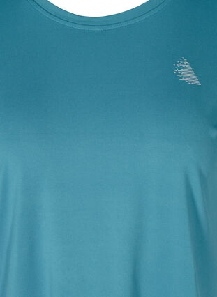Effen sportshirt, Storm Blue, Packshot image number 2