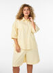 Gestreepte shorts met een hoge taille en los pasvorm, Geel, Model image number 0
