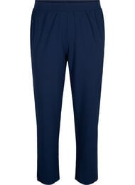 Broek met rechte pasvorm, Blauw