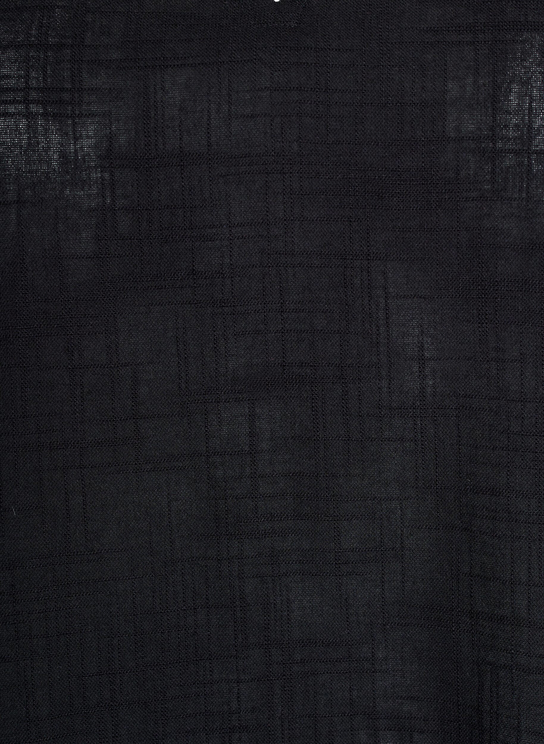 Zizzi Losse blouse met kapmouwen, Zwart, Packshot image number 2