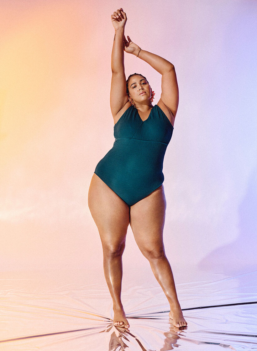 Badpak met crêpestructuur en wikkeleffect, Dark Sea, Image image number 0