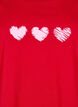 Katoenen T-shirt met motief, Salsa w. Hearts, Packshot image number 2
