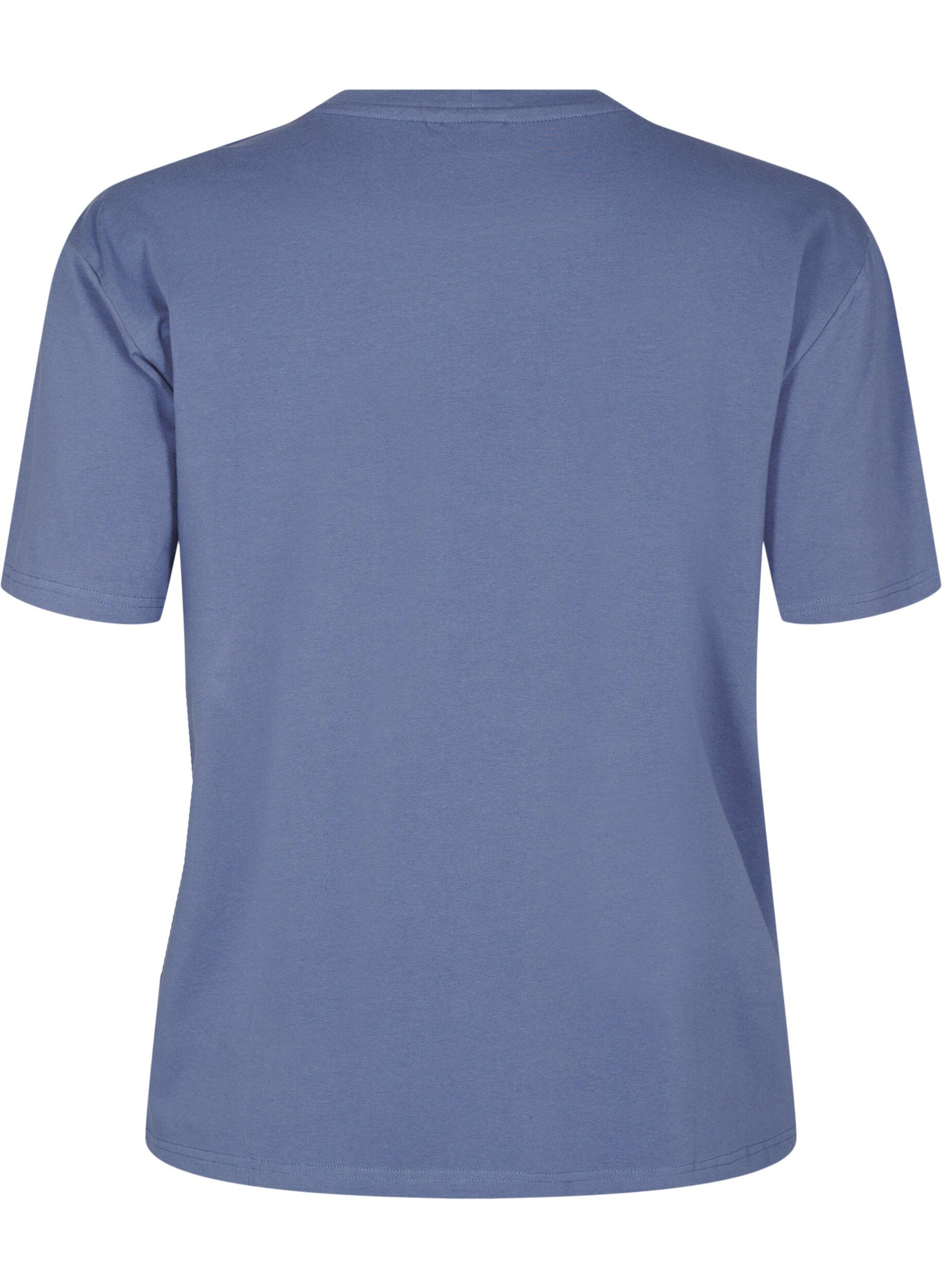 ZizziSportief T-shirt in biologische katoen, , Packshot image number 1