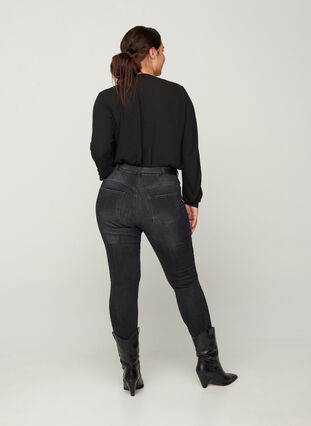 Amy jeans, Grey Denim, Model image number 0