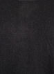 Korte gebreide jurk zonder mouwen, Zwart, Packshot image number 2