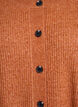 Vest van ribtricot met knopen, Oranje, Packshot image number 2