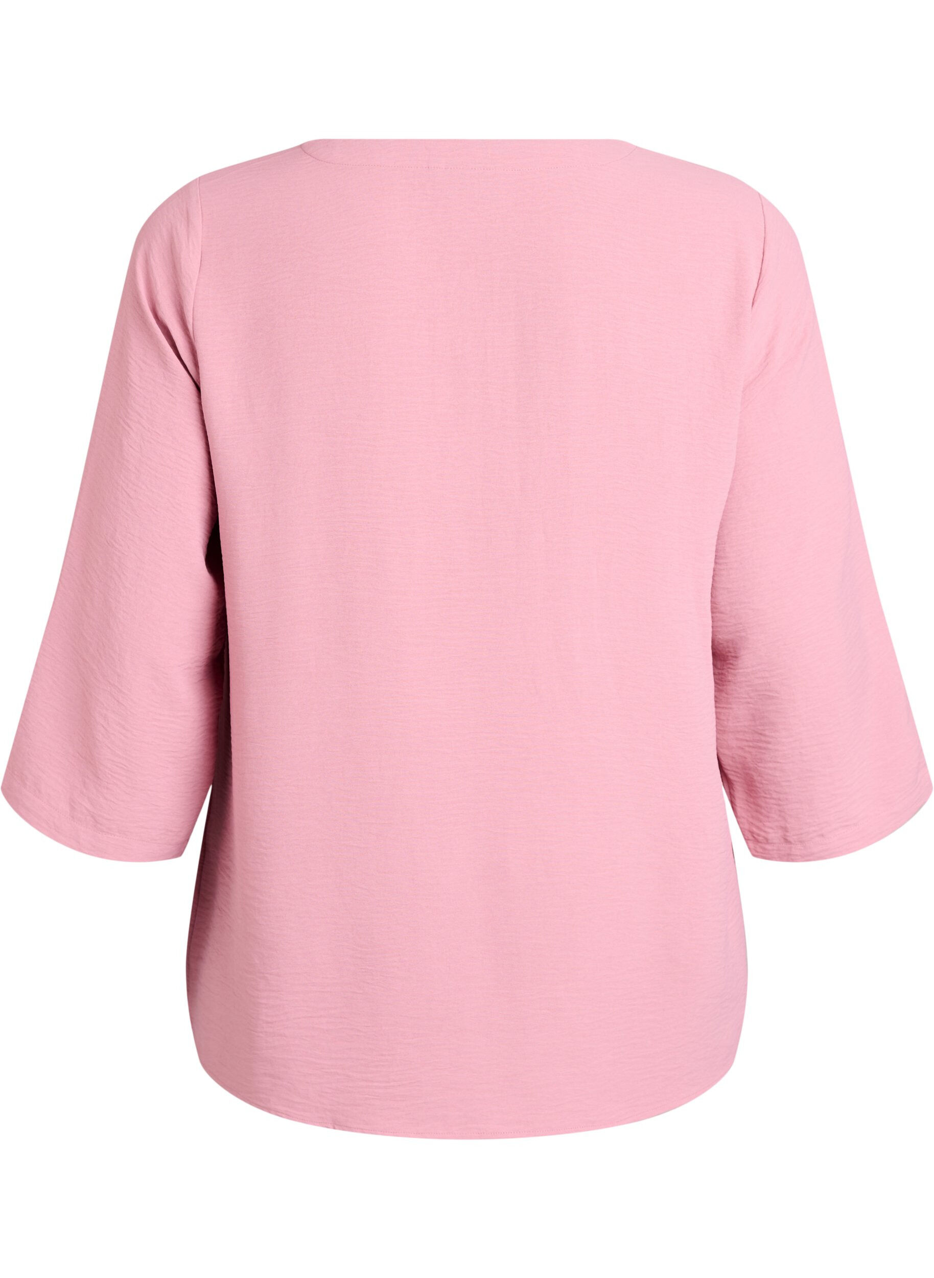 Zizzi FLASH - Blouse met 3/4 mouwen, Roze, Packshot image number 1