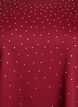 T-shirt met strass-steentjes en ronde hals, Donker Bordeaux, Packshot image number 2