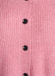 Vest van ribtricot met knopen, Roze, Packshot image number 2