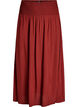 Viscose maxi-rok met smock, Rood, Packshot image number 0