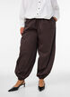 Ballonbroek met zakken en een elastische tailleband, Bruin, Model image number 2
