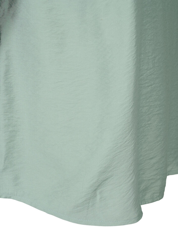Gekleurde blouse met 3/4 mouwen, Chinois Green, Packshot image number 3