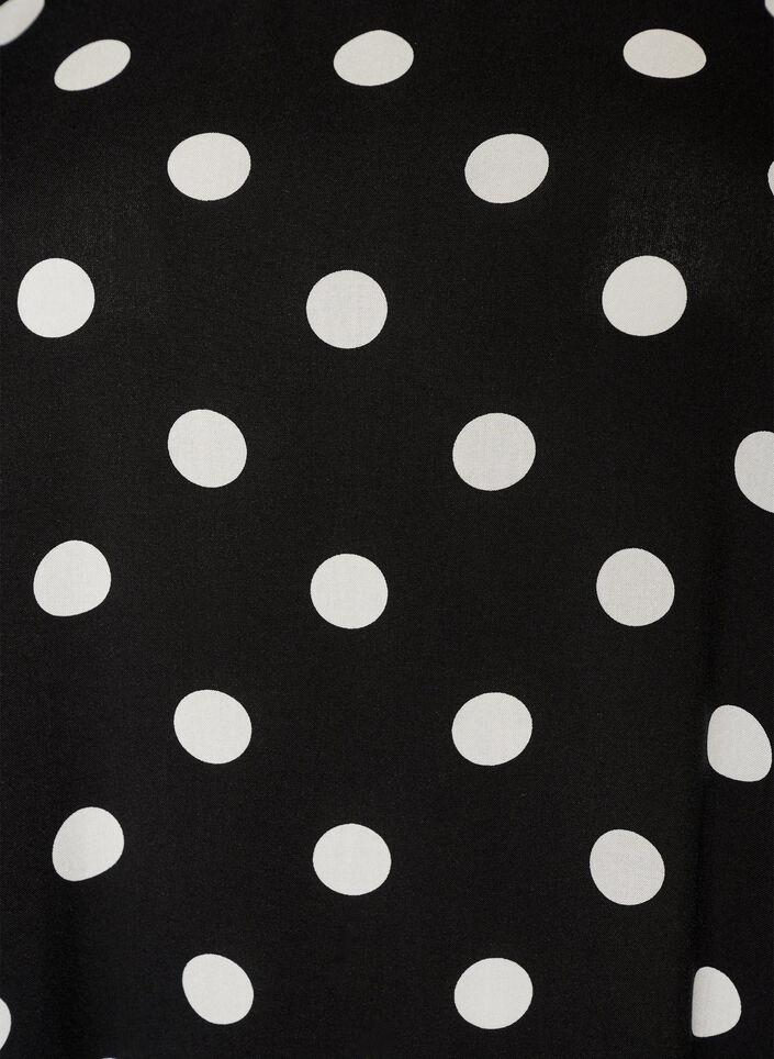 Jurk van viscose met coupenaad, Zwart, Packshot image number 2