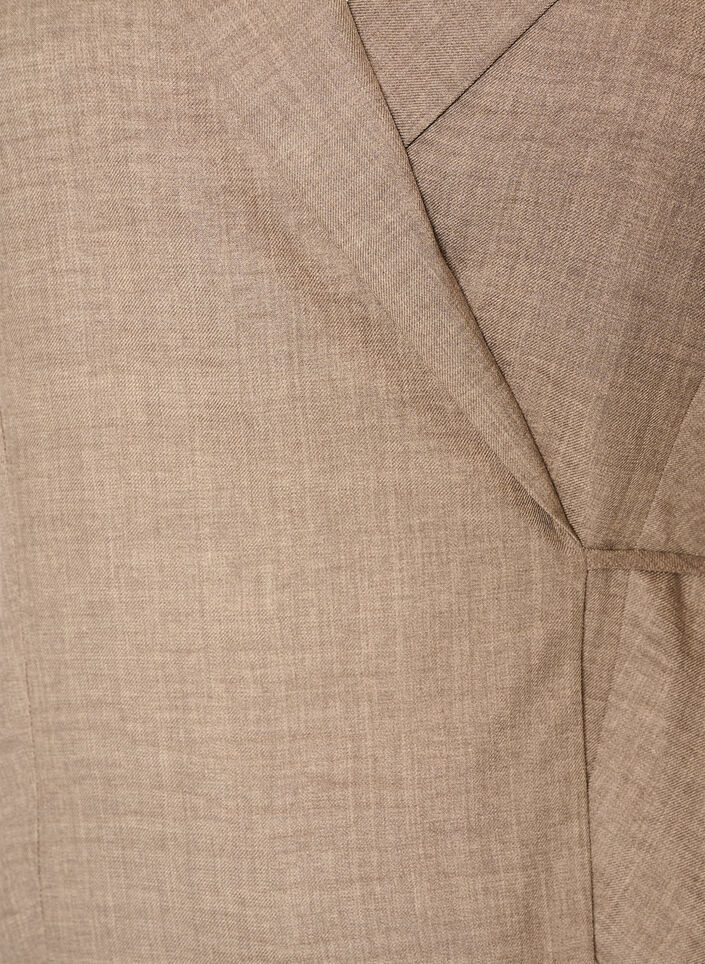 Wikkelshirt met striksluiting, Bruin, Packshot image number 2