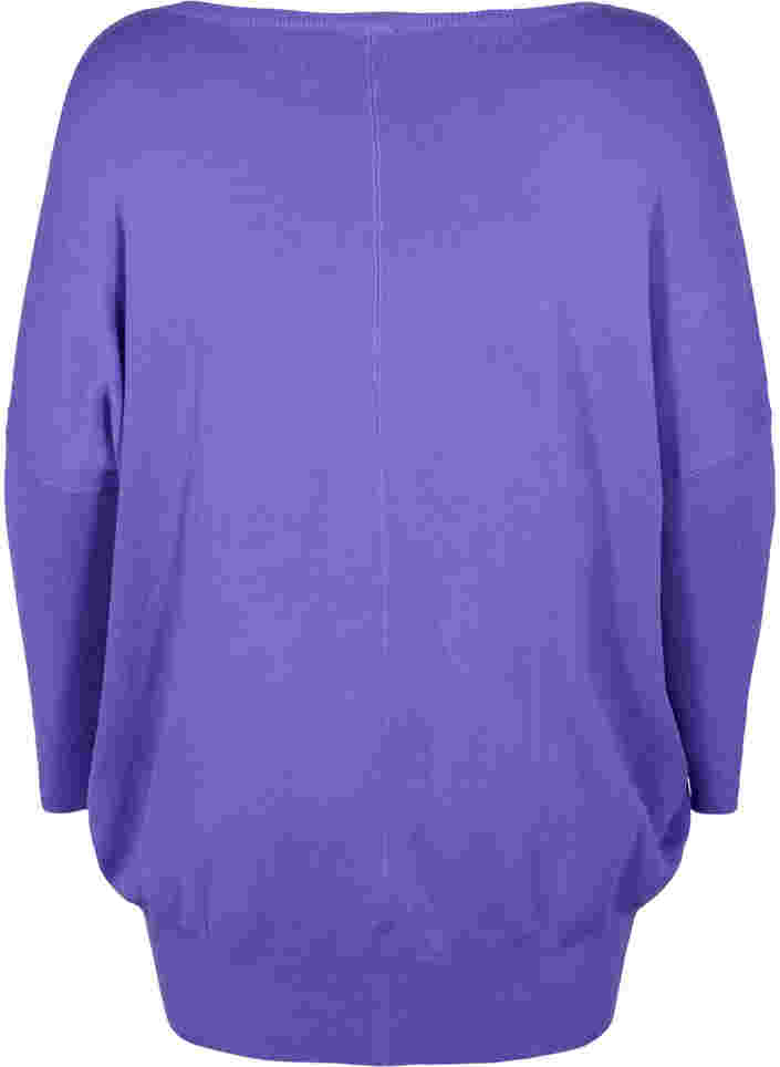 Gebreide tuniek in viscosemix, Purple Opulence, Packshot image number 1