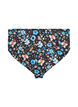Hoog getailleerde bloemrijke bikini broekjes, Blauw, Packshot image number 1