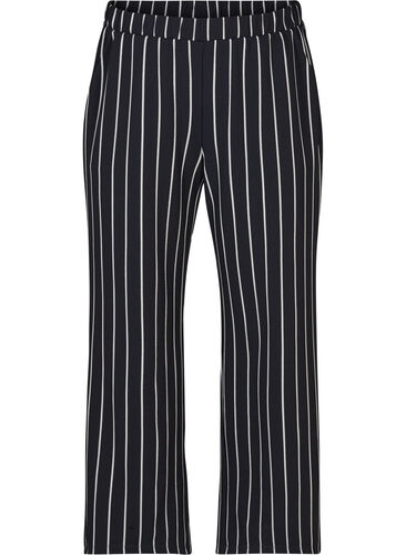 Losse broek met zakken, Night Sky w. stripes , Packshot image number 0