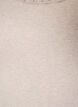 Geribde top met kanten afwerking, Beige, Packshot image number 2