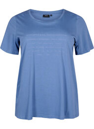 T-shirt met tekstmotief, Moonlight B. W.Navy