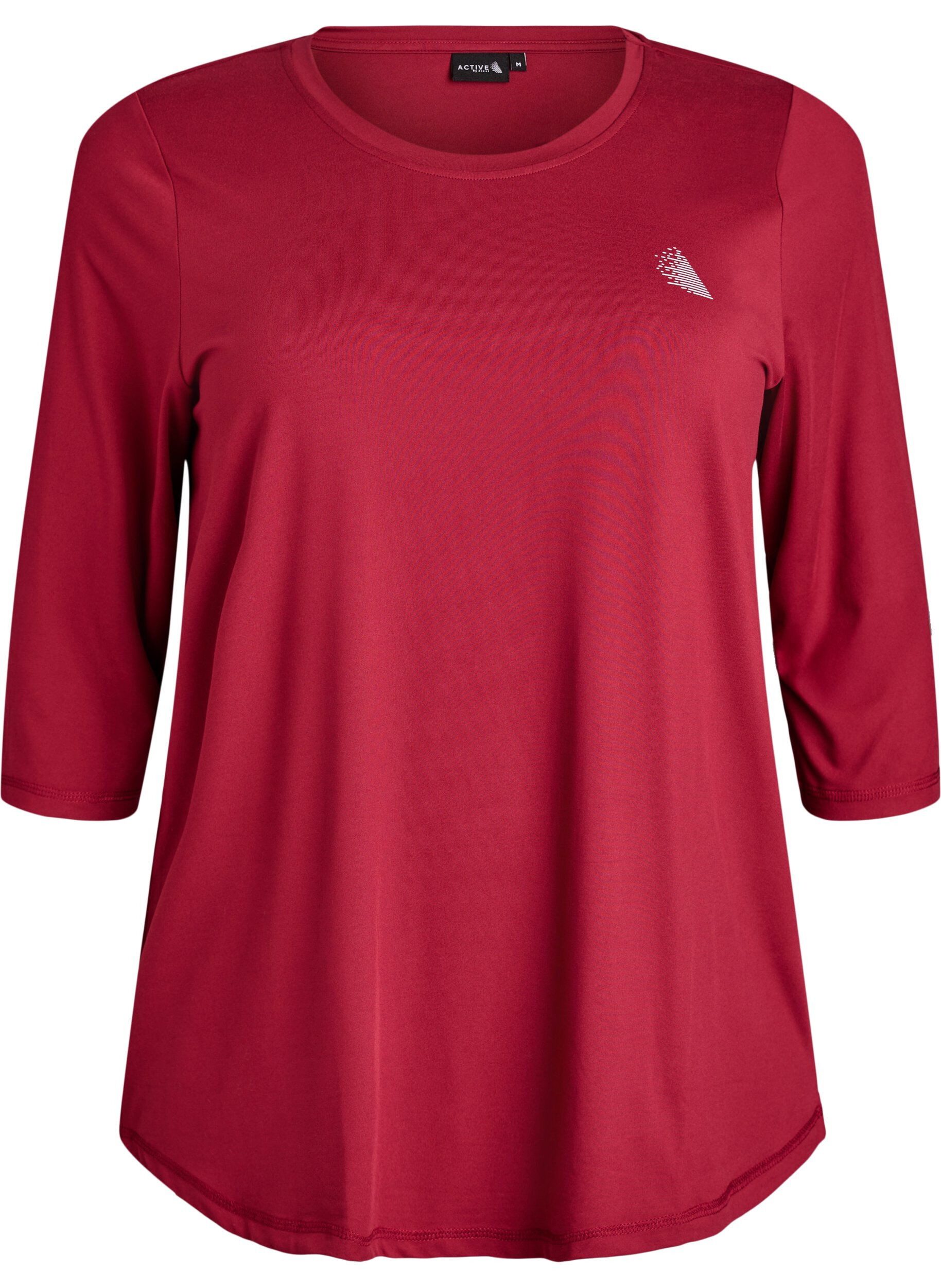 Training blouse met 3/4 mouwen