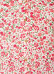 Korte katoenen jurk met bloemenprint, Rood, Packshot image number 2