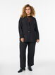 Blazer met zakken en splitjes, Zwart, Model image number 1