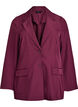 Blazer met zakken en splitjes, Donker Bordeaux, Packshot image number 0