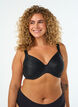 Hoog ondersteunende bh met voorgevormde cups, Zwart, Model image number 0