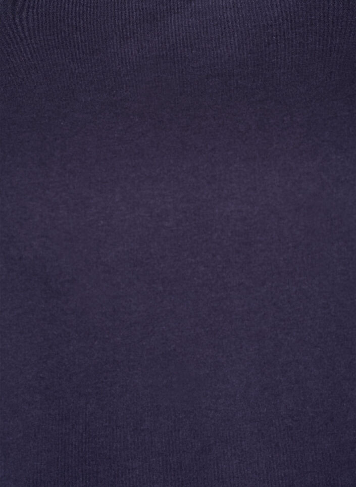 T-shirt met mouwen van broderie anglaise, Blauw, Packshot image number 2