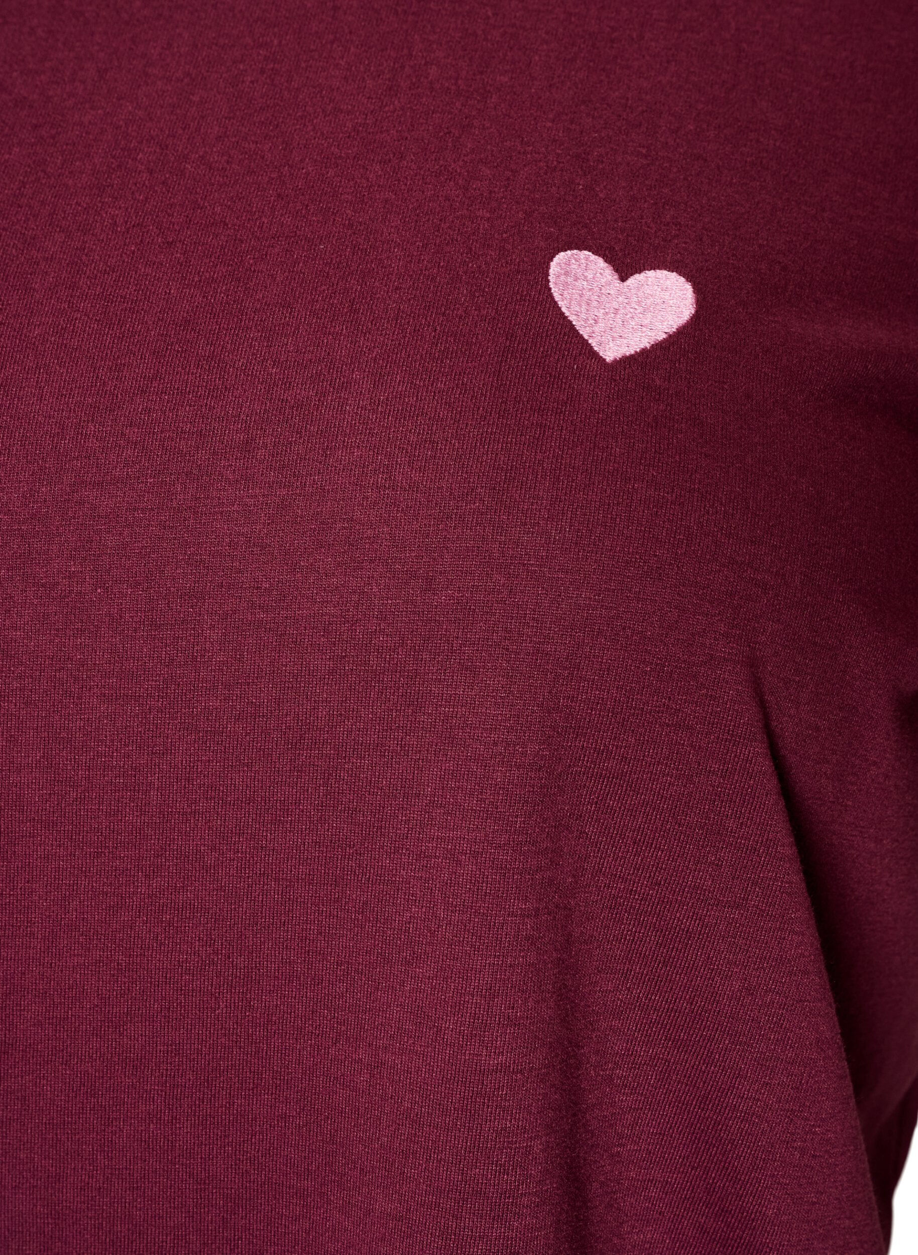 ZizziT-shirt met print, Rood, Packshot image number 2