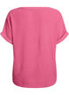 Luchtige blouse met korte mouwen, Rood, Packshot image number 1