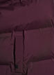 Korte puffer bodywarmer met hoge kraag, Donker Bordeaux, Packshot image number 3