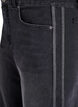 Wide fit jeans met verticale denimdetails, Grijs, Packshot image number 2
