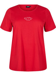FLASH - T-shirt met motief, Rood