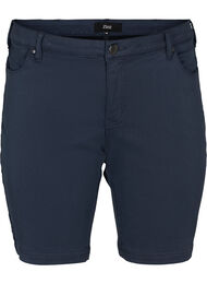 slim fit Emily shorts met normale taille, Mood Indigo