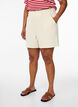 Korte broek met zakken en losse pasvorm, Beige, Model image number 3