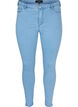 Cropped Amy jeans met rits, Blauw, Packshot image number 0