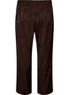 Losse broek met paisleypatroon en hoge taille, Bruin, Packshot image number 1