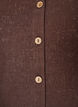 Katoenen blouse met structuur en knoopsluiting, Bruin, Packshot image number 2