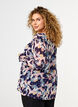 Gebloemde blouse met lange mouwen en V-hals, Night Sky AOP Flower, Model image number 1