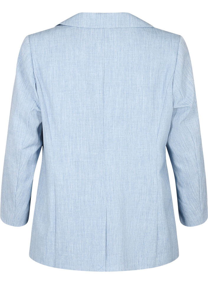 Gemêleerde blazer met knoopsluiting, Infinity , Packshot image number 1