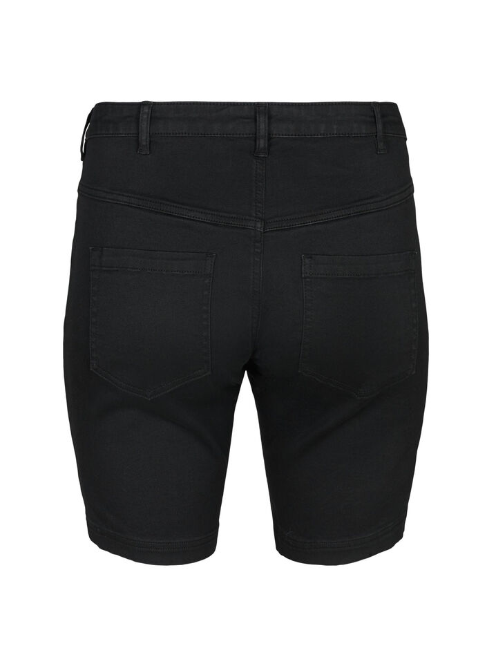 Korte broek Emily, slim fit met normale taille, Zwart, Packshot image number 1