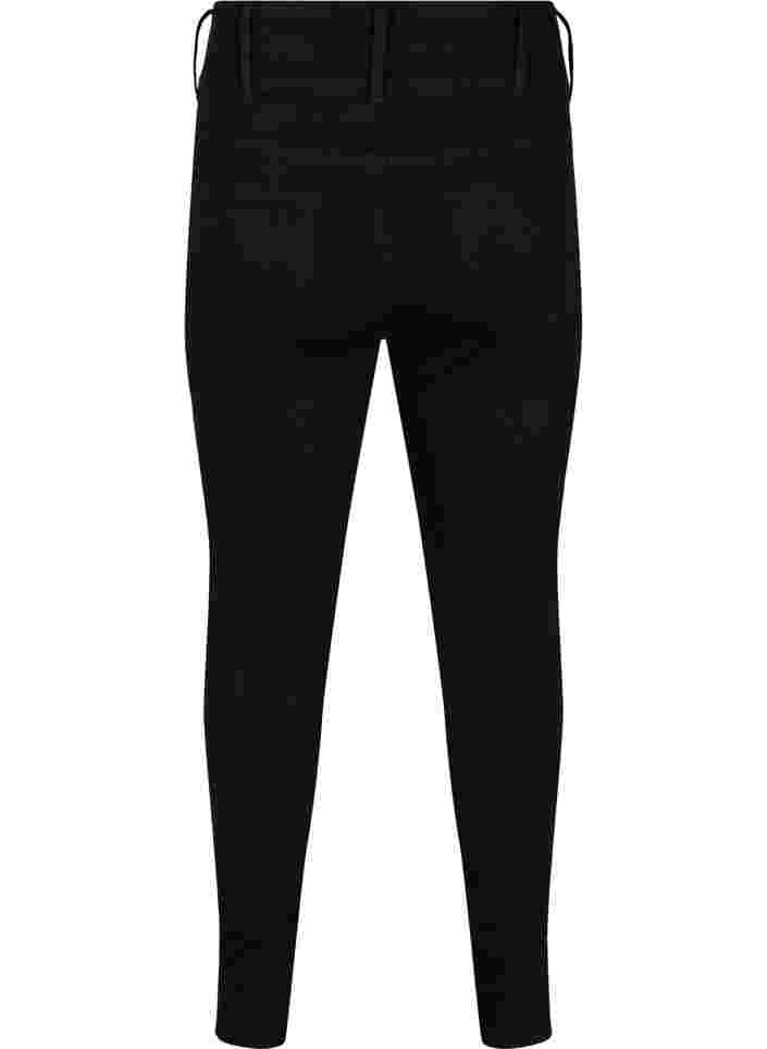 Super slim Bea jeans met extra hoge taille, Black, Packshot image number 1