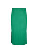 Viscose midirok met slanke pasvorm, Groen, Packshot image number 0