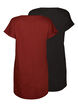 2-pack T-shirtjurk met korte mouwen, Oranje, Packshot image number 1
