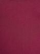 Effen gekleurd basic top in katoen, Donker Bordeaux, Packshot image number 2